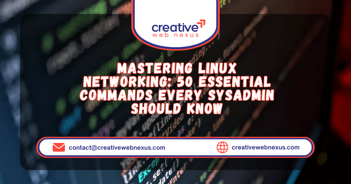 Linux networking commands checklist guide for system administrators and DevOps professionals.